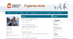 Desktop Screenshot of fuglenesskole.no